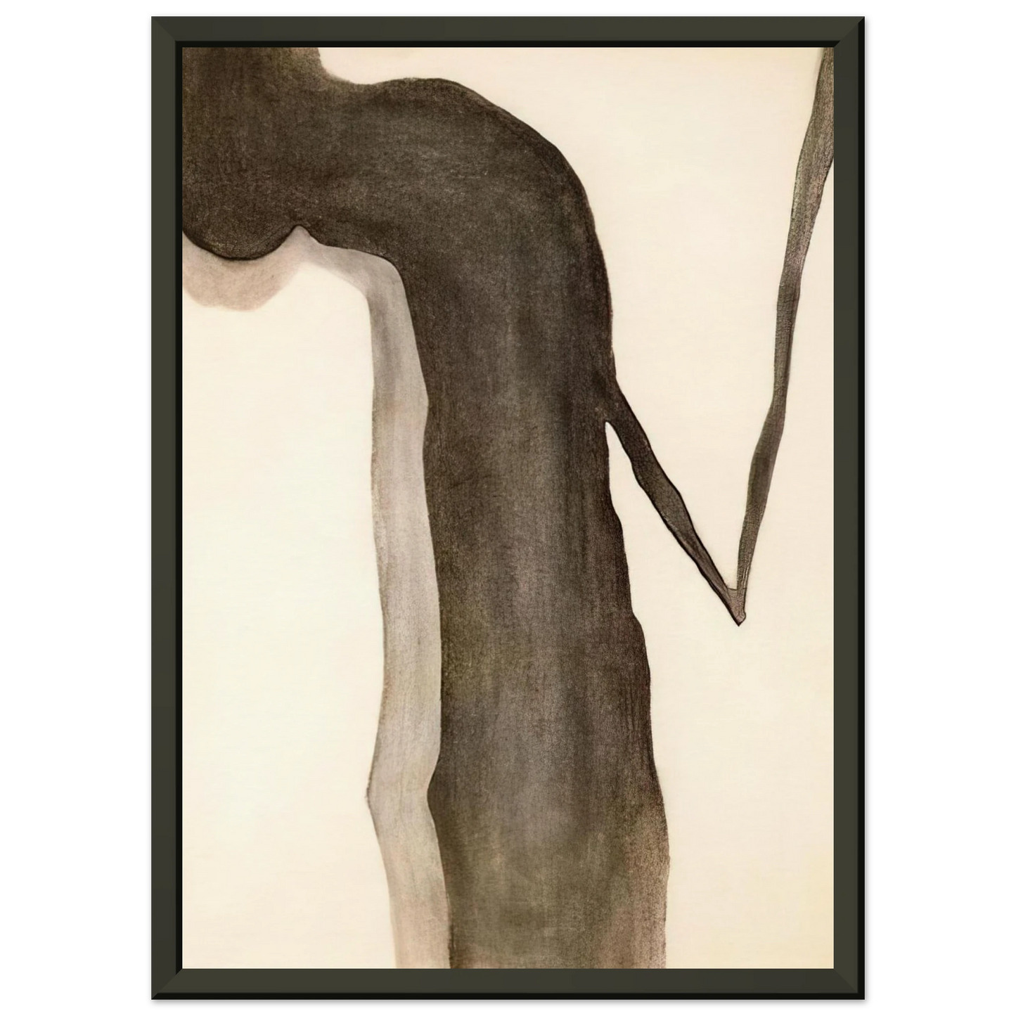 Georgia OKeeffe  Drawing V Framed Art Print  - Aluminum Frame - 40x50 cm / 16x20 inches