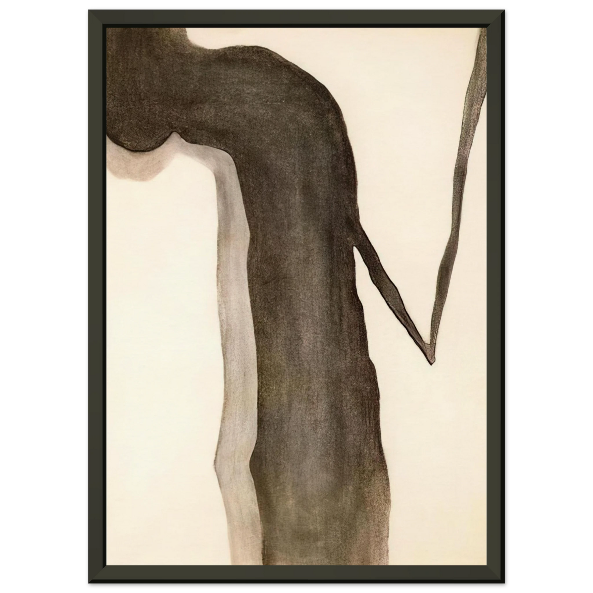 Georgia OKeeffe  Drawing V Framed Art Print  - Aluminum Frame - 40x50 cm / 16x20 inches