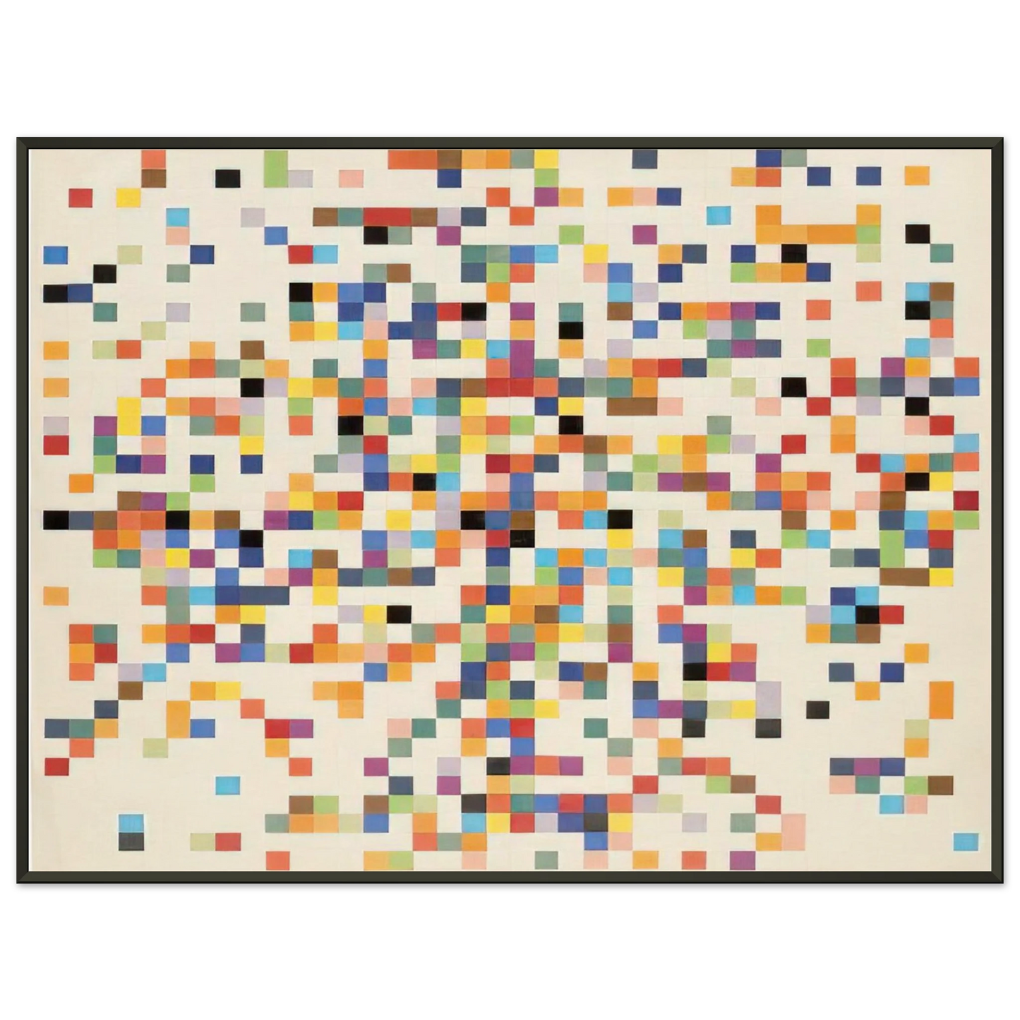 Ellsworth Kelly  Spectrum Colors Arranged by Chance II Framed Art Print  - Aluminum Frame - 60x80 cm / 24x32 inches