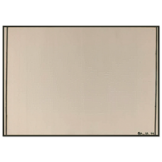 Bob Law  Mr Paranoia VII 201072 No 106  1972 Framed Art Print  - Aluminum Frame - 21x29.7 cm / 8x12"