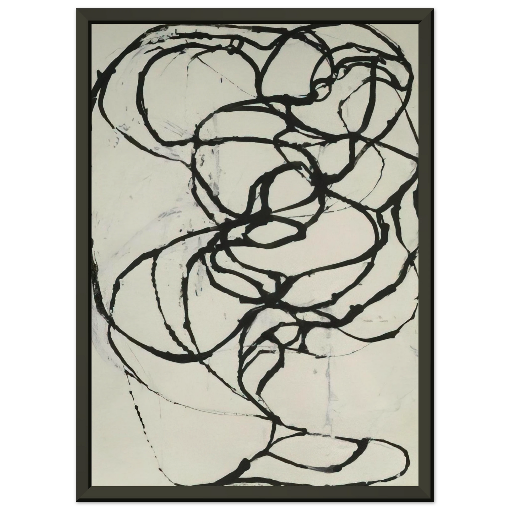 Brice Marden  Eagles Mere Set 5  1997 Framed Art Print  - Aluminum Frame - 70x100 cm / 28x40 inches