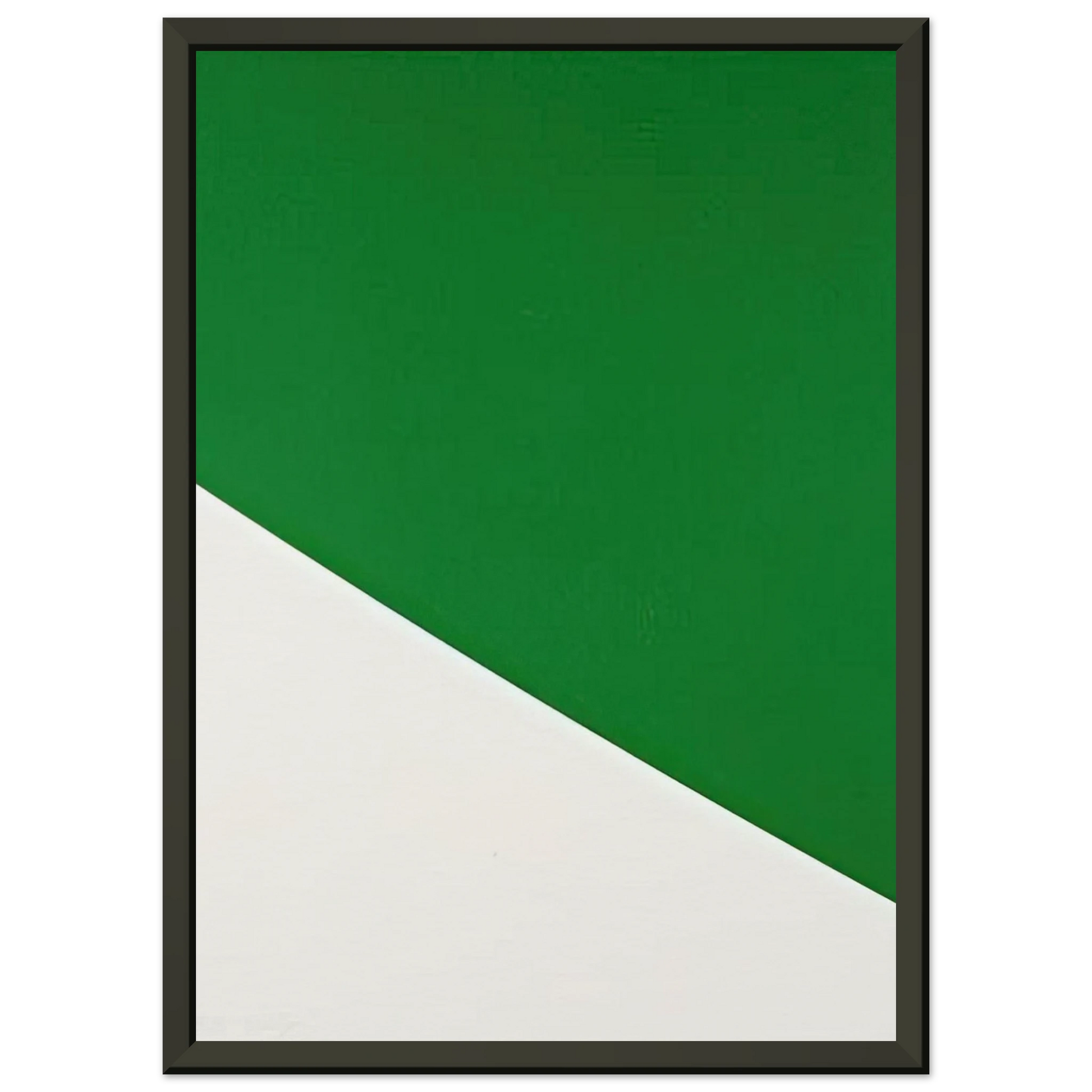Ellsworth Kelly  Green Curve Framed Art Print  - Aluminum Frame - 70x100 cm / 28x40 inches