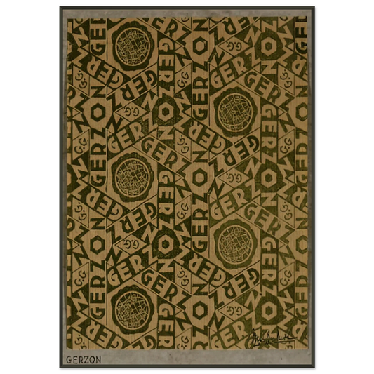 MC Escher  ESCHER 19 Framed Art Print  - Aluminum Frame - 21x29.7 cm / 8x12"