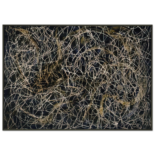 Marcel Barbeau  Rosierfeuilles Framed Art Print  - Aluminum Frame - 21x29.7 cm / 8x12"
