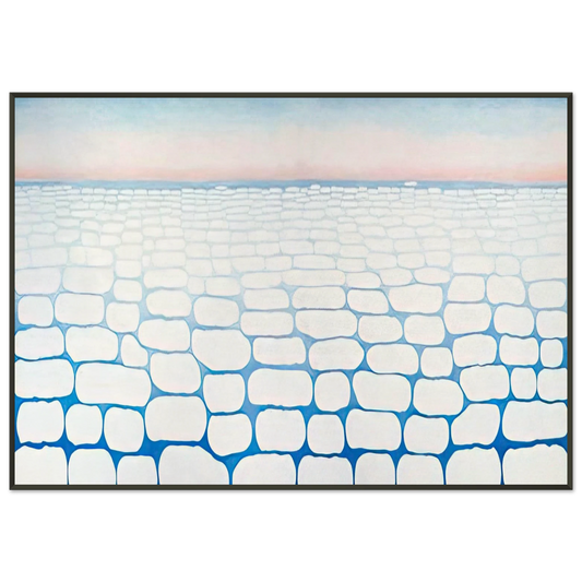 Georgia OKeeffe  Sky Above Clouds IV Framed Art Print  - Aluminum Frame - 21x29.7 cm / 8x12"