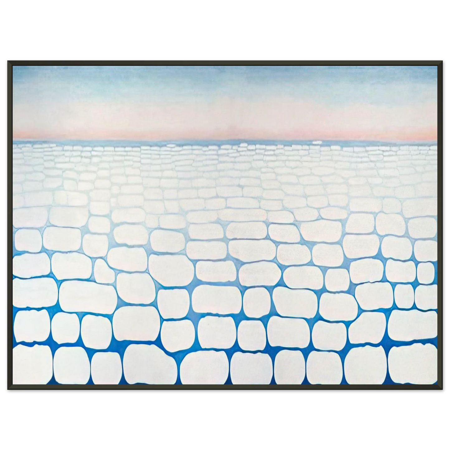 Georgia OKeeffe  Sky Above Clouds IV Framed Art Print  - Aluminum Frame - 60x80 cm / 24x32 inches
