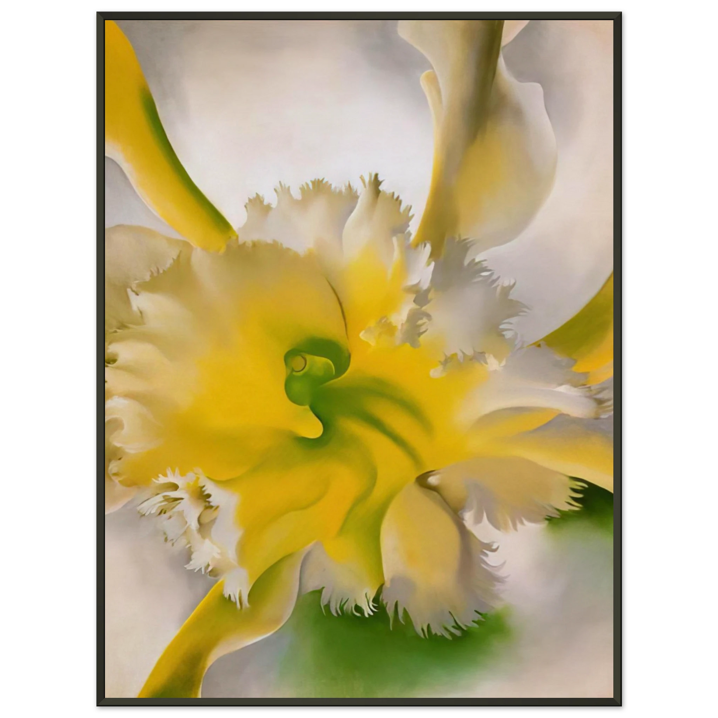 Georgia OKeeffe  An Orchid Framed Art Print  - Aluminum Frame - 70x100 cm / 28x40 inches