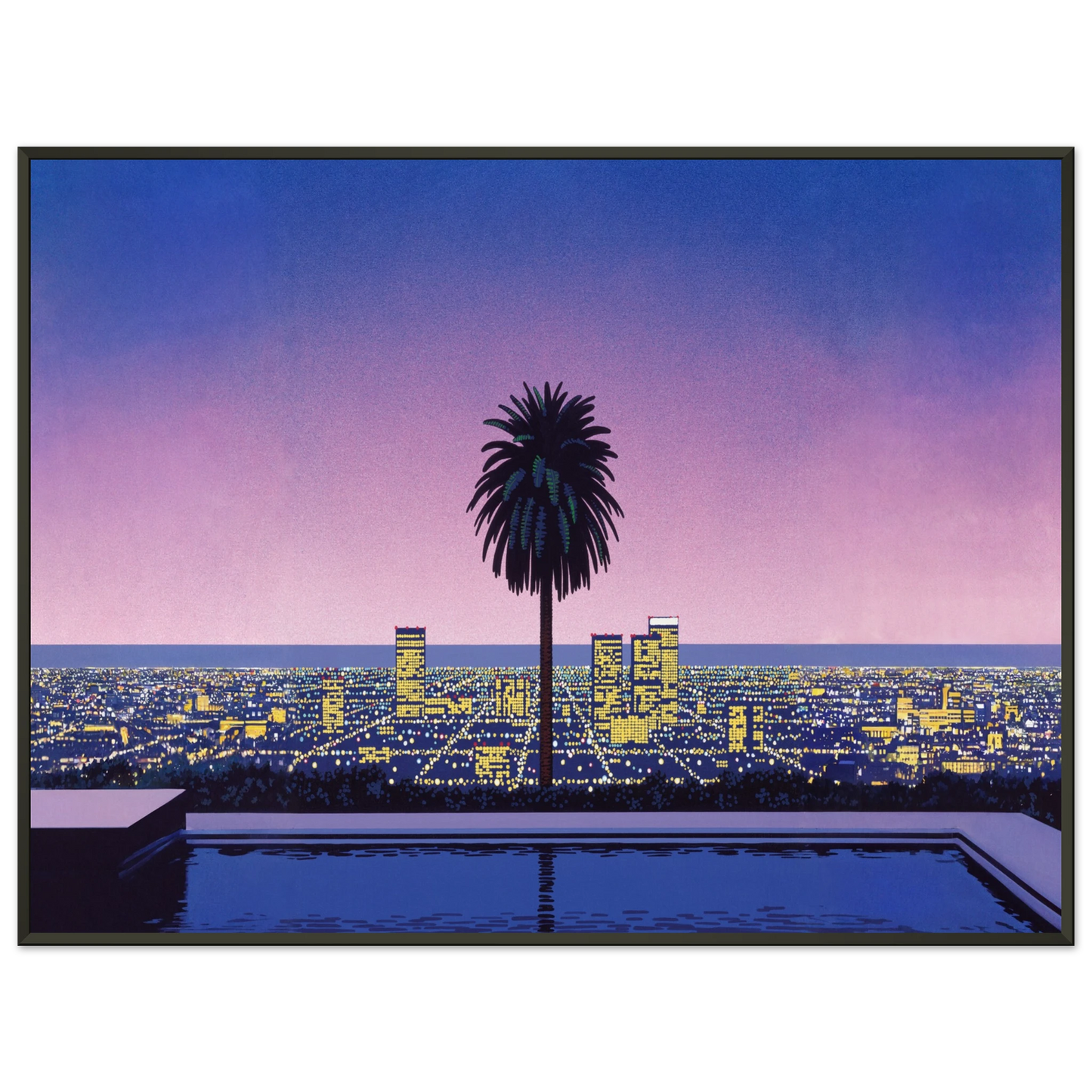 Hiroshi Nagai  Pacific Breeze 2 Framed Art Print  - Aluminum Frame - 40x50 cm / 16x20 inches