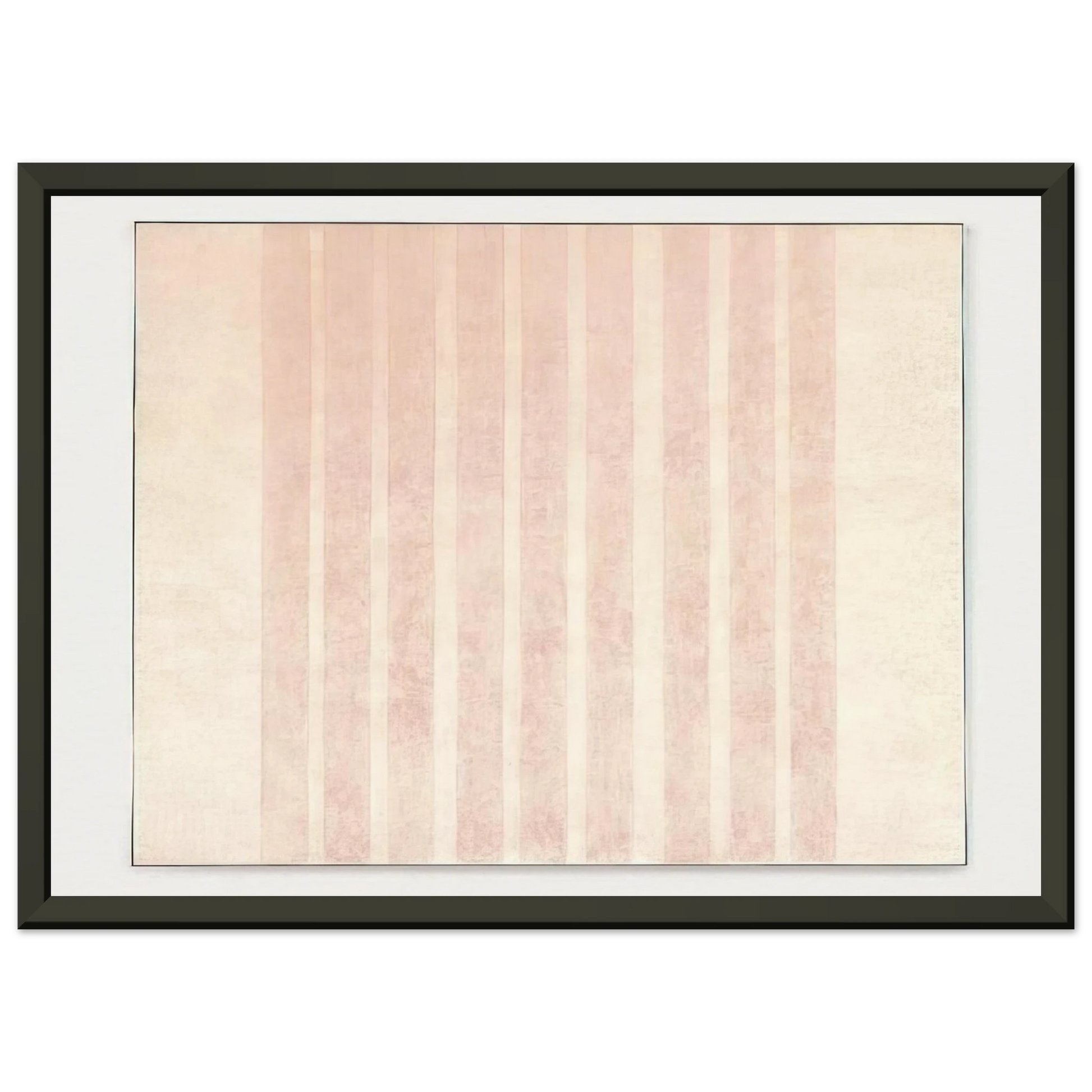 Agnes Martin  Untitled 13 Framed Art Print  - Aluminum Frame - 70x100 cm / 28x40 inches