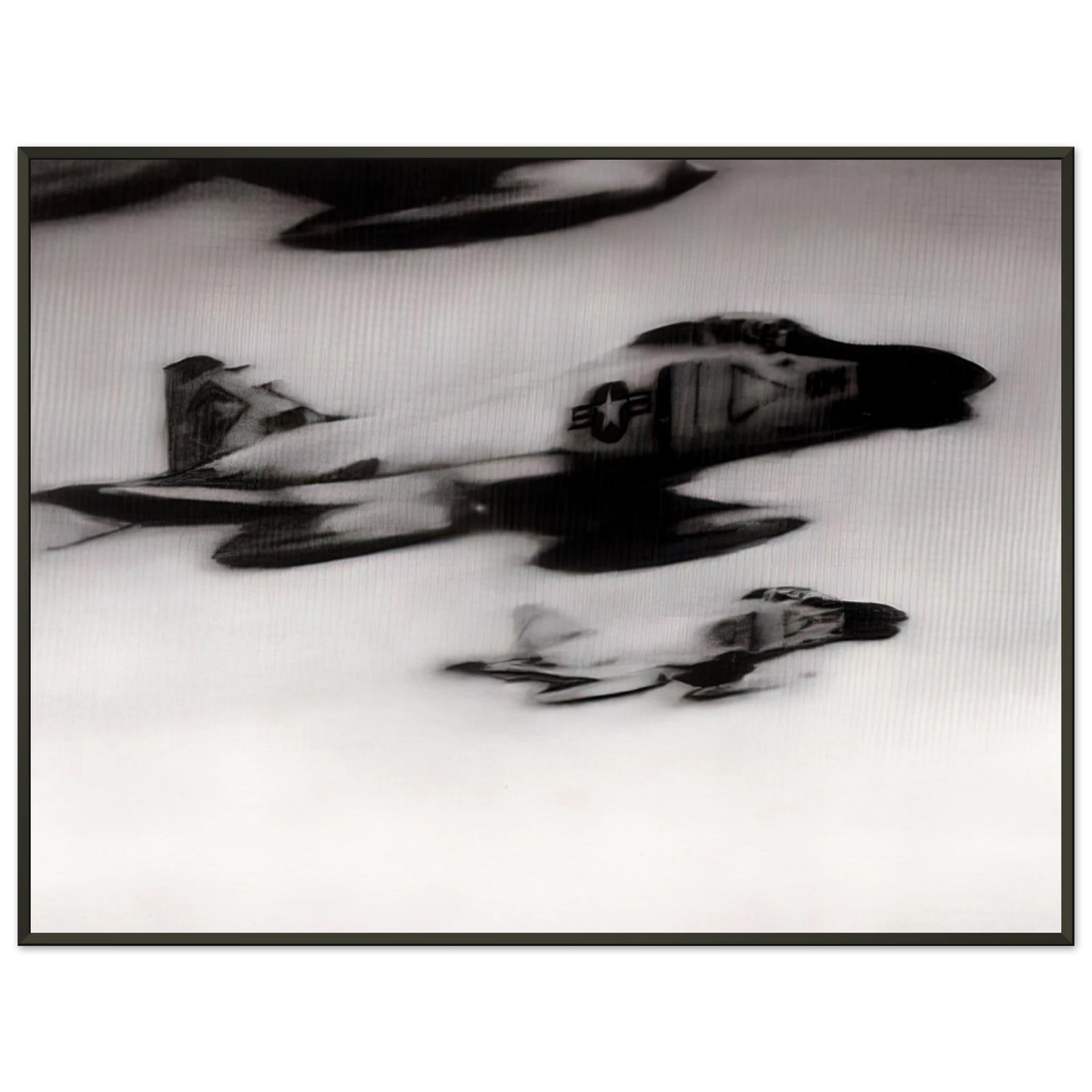 Gerhard Richter  PHANTOM INTERCEPTORS Framed Art Print  - Aluminum Frame - 60x80 cm / 24x32 inches