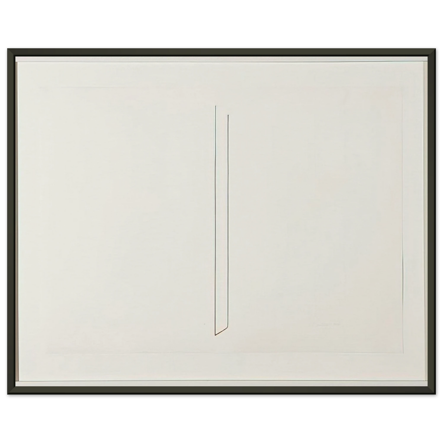 Fred Sandback  Untitled  1975 Framed Art Print  - Aluminum Frame - 70x100 cm / 28x40 inches