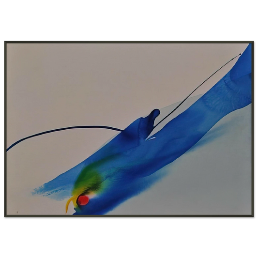 Paul Jenkins  Phenomena Calling Framed Art Print  - Aluminum Frame - 21x29.7 cm / 8x12"