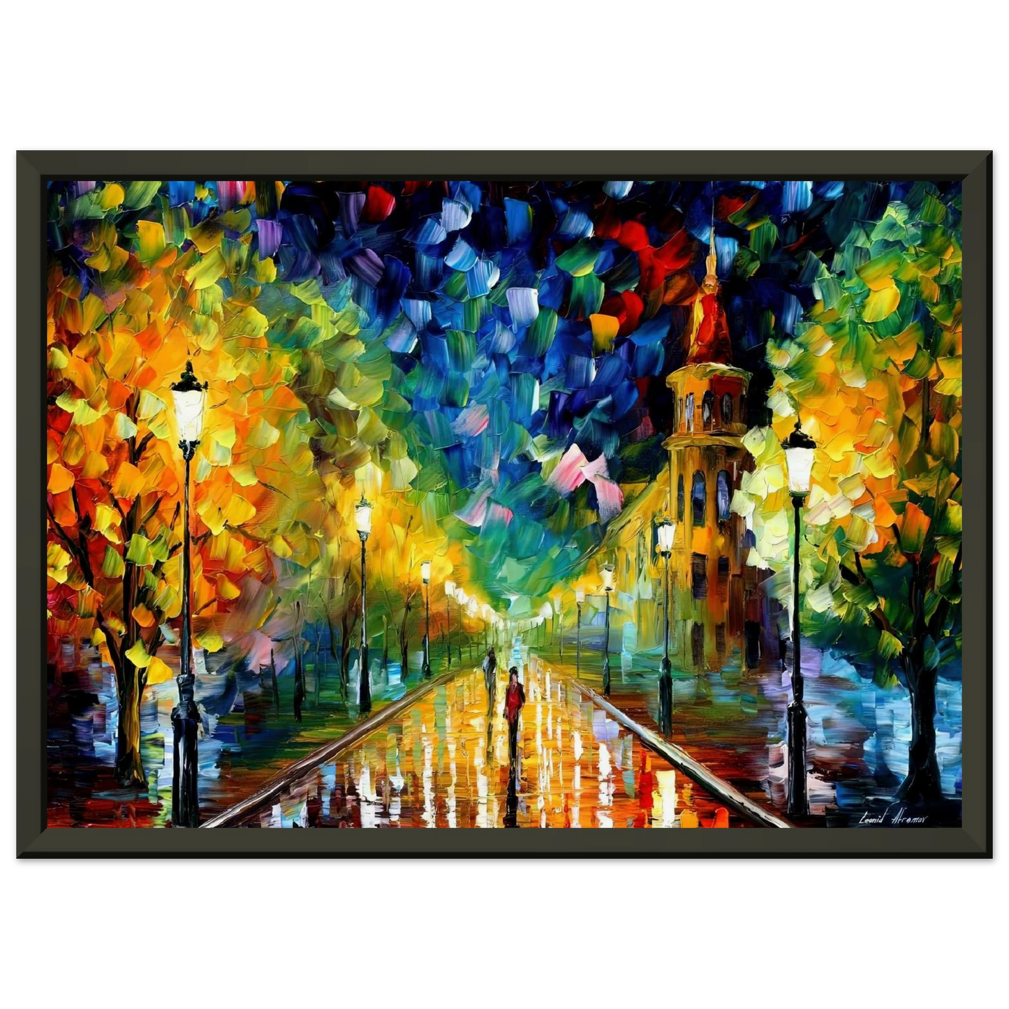 Leonid Afremov  Leonid Afremov Framed Art Print  - Aluminum Frame - 70x100 cm / 28x40 inches