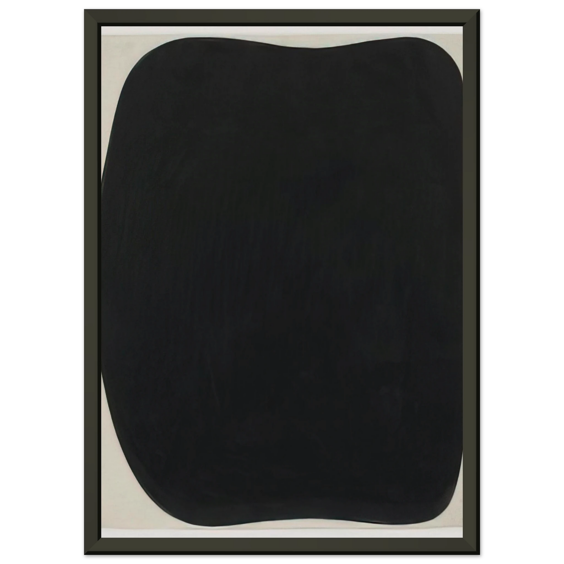 Ellsworth Kelly  Study for Black Ripe Framed Art Print  - Aluminum Frame - 60x80 cm / 24x32 inches