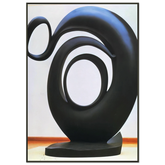 Georgia OKeeffe  Abstraction Framed Art Print  - Aluminum Frame - 21x29.7 cm / 8x12"