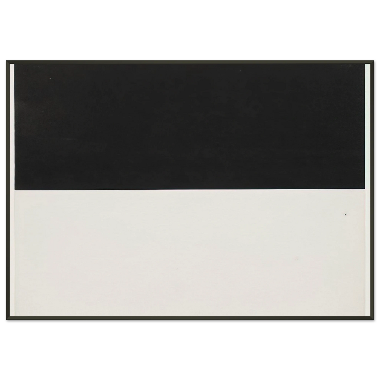 Ellsworth Kelly  Black and White from the series Line Form Color Framed Art Print  - Aluminum Frame - 21x29.7 cm / 8x12"