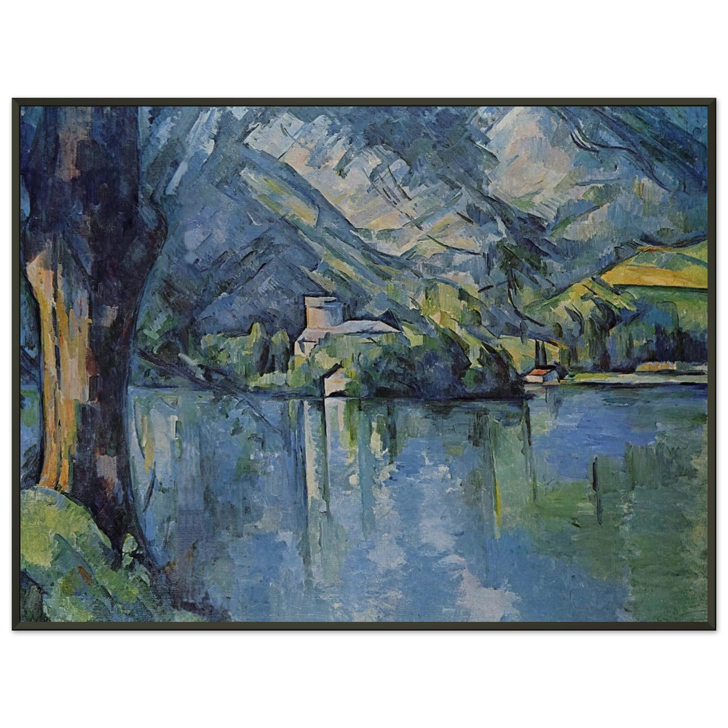 Paul Cezanne  The Lac dAnnecy Framed Art Print  - Aluminum Frame - 40x50 cm / 16x20 inches