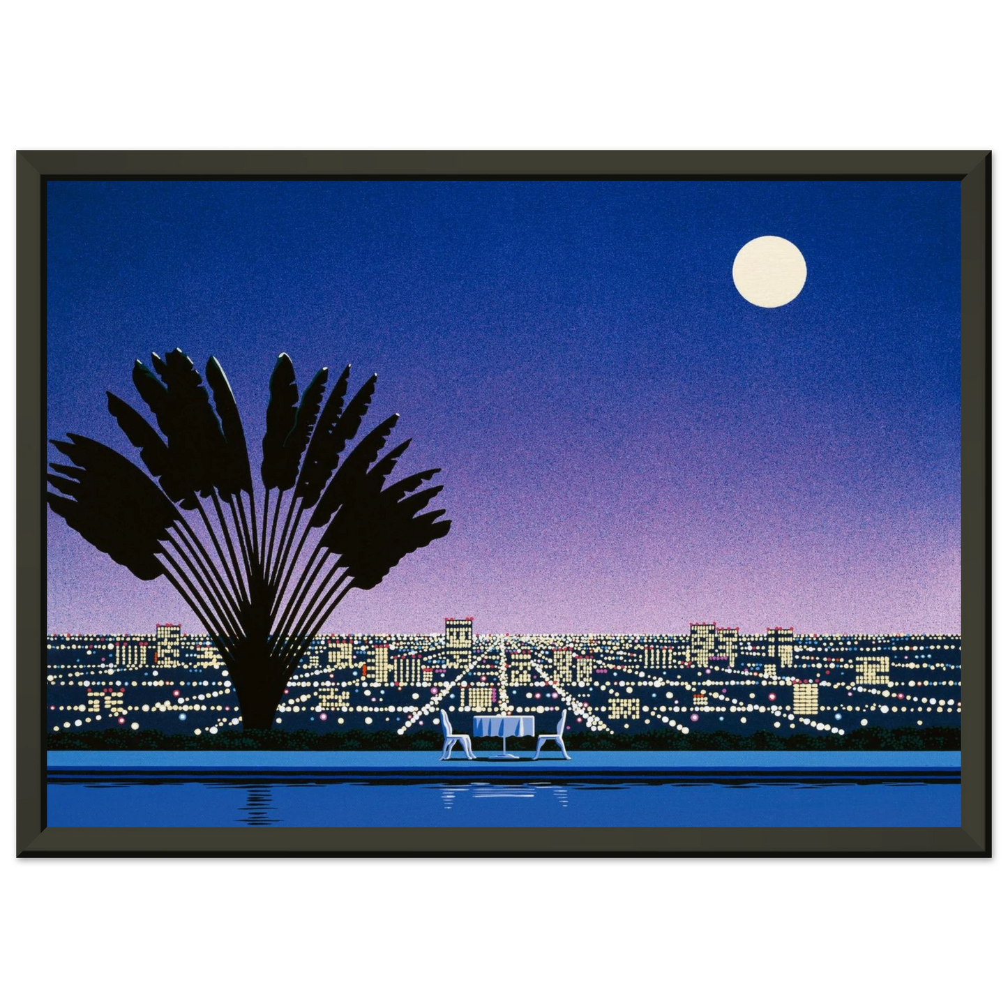 Hiroshi Nagai  Onra  Nobody Has To Know Framed Art Print  - Aluminum Frame - 60x80 cm / 24x32 inches
