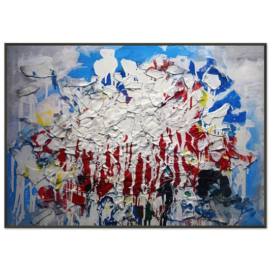 Robert Goodnough  Untitled  1958 Framed Art Print  - Aluminum Frame - 21x29.7 cm / 8x12"