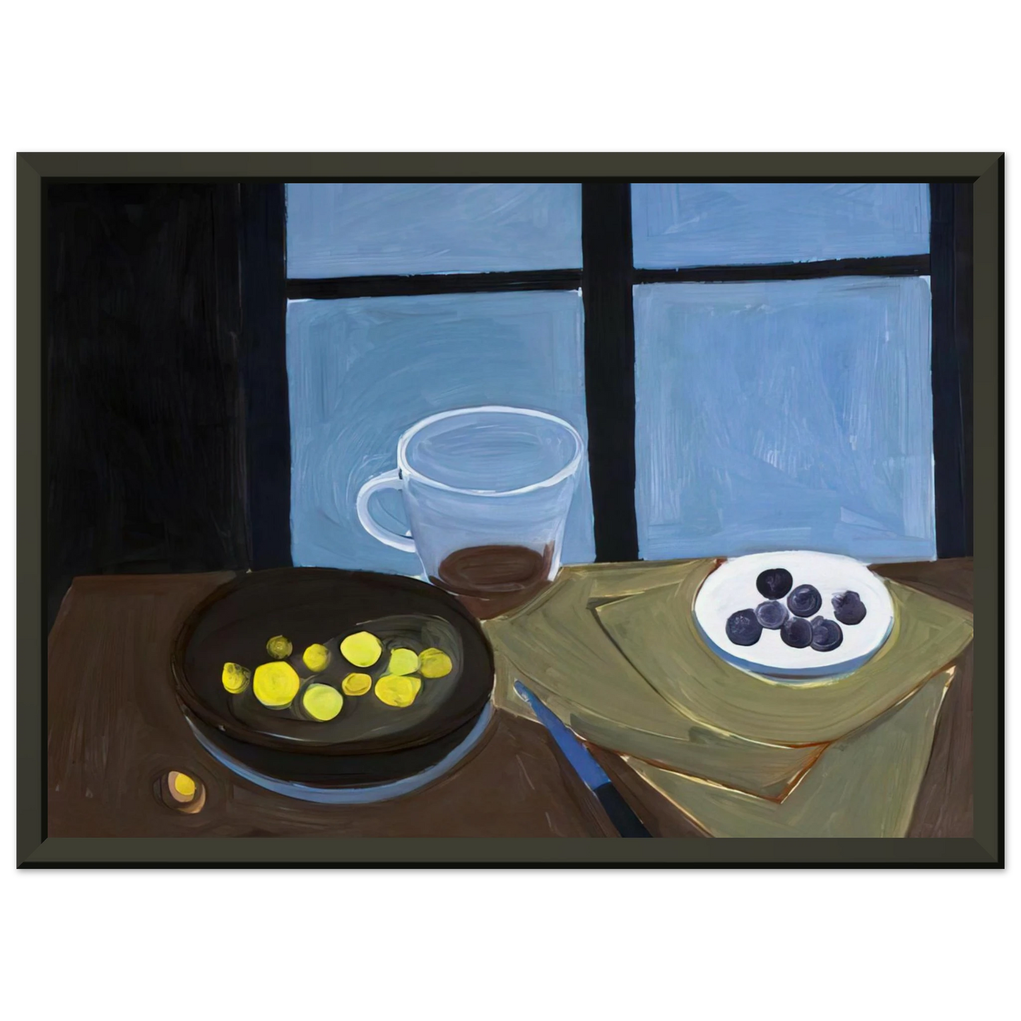 William Scott  Still Life  1949 Framed Art Print  - Aluminum Frame - 60x80 cm / 24x32 inches