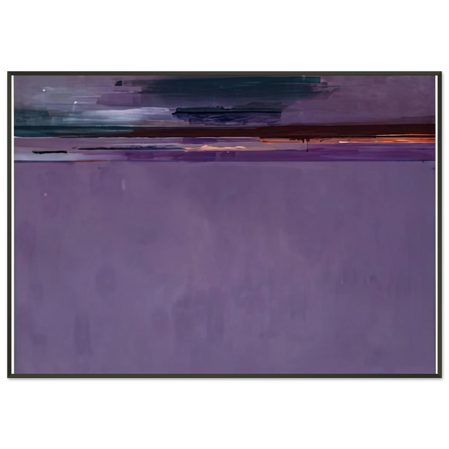 Helen Frankenthaler  The Other Side 2002 Framed Art Print  - Aluminum Frame - 21x29.7 cm / 8x12"