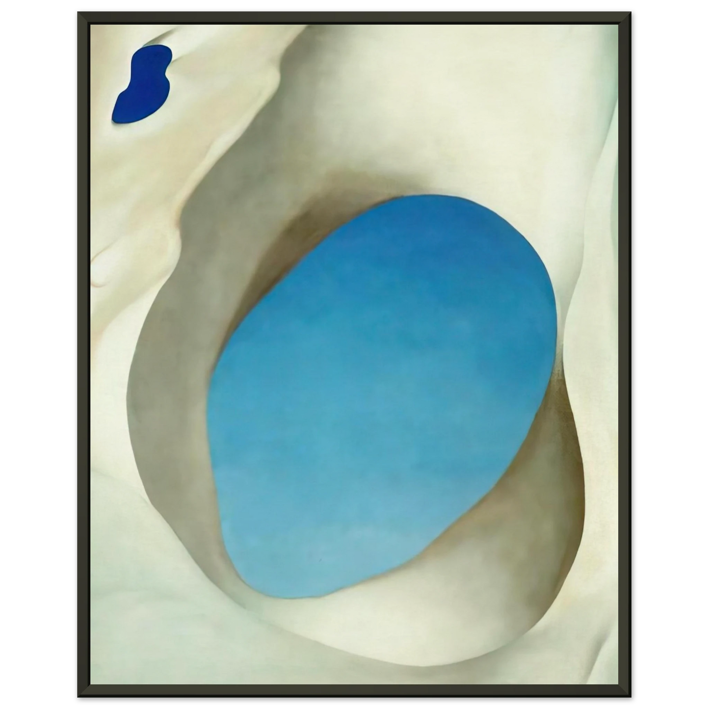 Georgia OKeeffe  Pelvis III Framed Art Print  - Aluminum Frame - 60x80 cm / 24x32 inches