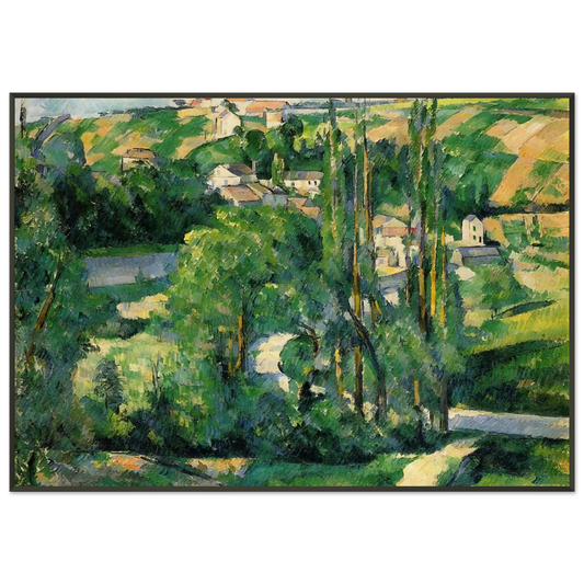 Paul Cezanne  Cote du Galet at Pontoise Framed Art Print  - Aluminum Frame - 21x29.7 cm / 8x12"