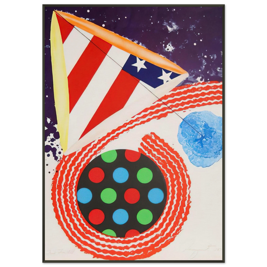 James Rosenquist  A Free for All Framed Art Print  - Aluminum Frame - 21x29.7 cm / 8x12"