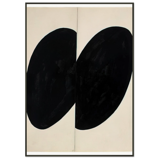 Ellsworth Kelly  Black Forms Framed Art Print  - Aluminum Frame - 21x29.7 cm / 8x12"