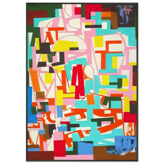 Ad Reinhardt  Untitled  1940 Framed Art Print  - Aluminum Frame - 21x29.7 cm / 8x12"