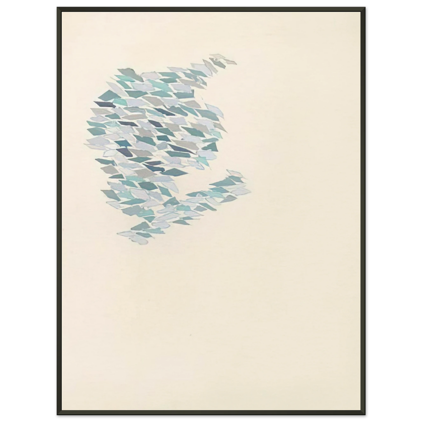 Robert Goodnough  Pastel I  1971 Framed Art Print  - Aluminum Frame - 70x100 cm / 28x40 inches