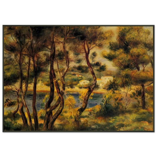 PierreAuguste Renoir  Cape Saint Jean Framed Art Print  - Aluminum Frame - 21x29.7 cm / 8x12"