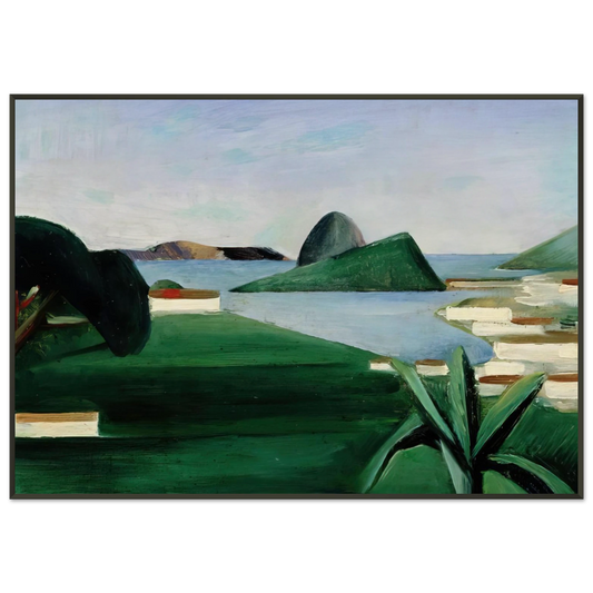 Tarsila do Amaral  Rio de Janeiro Framed Art Print  - Aluminum Frame - 21x29.7 cm / 8x12"