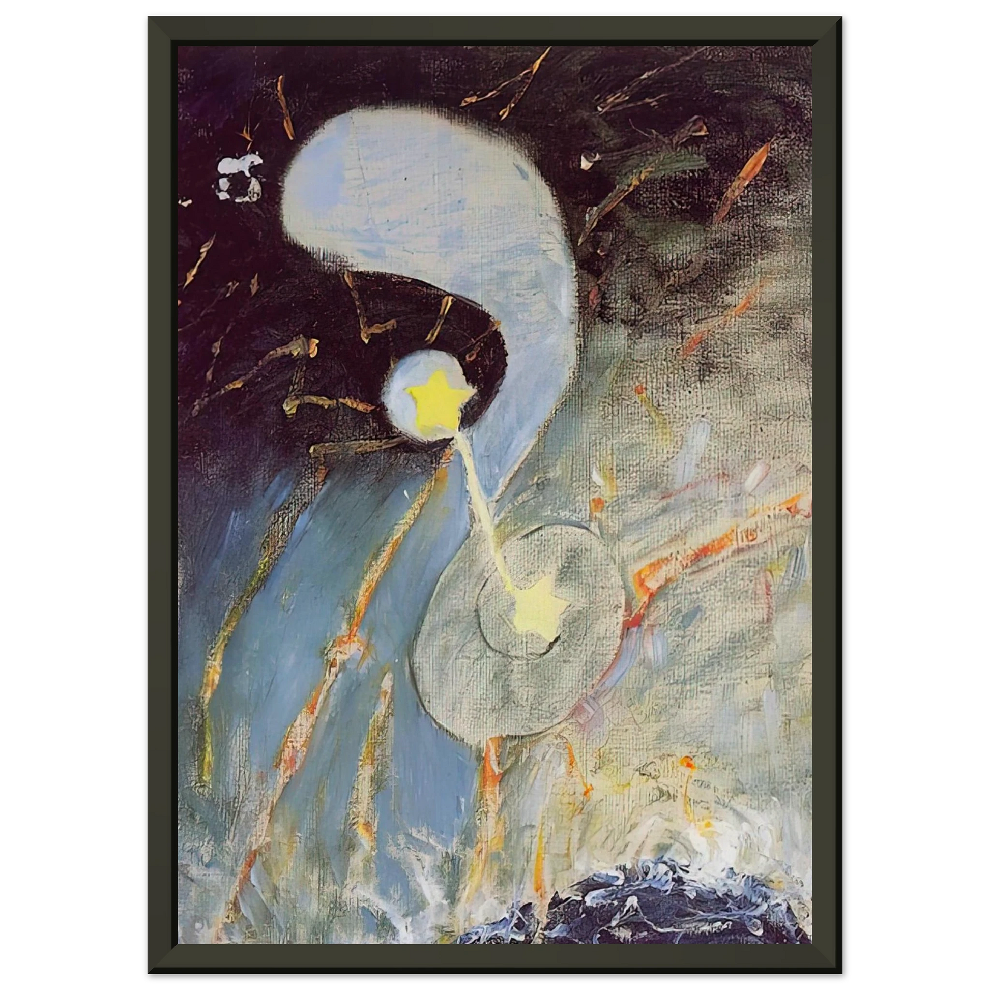 Hilma af Klint  CHAOS NR 2 1906 Framed Art Print  - Aluminum Frame - 60x80 cm / 24x32 inches