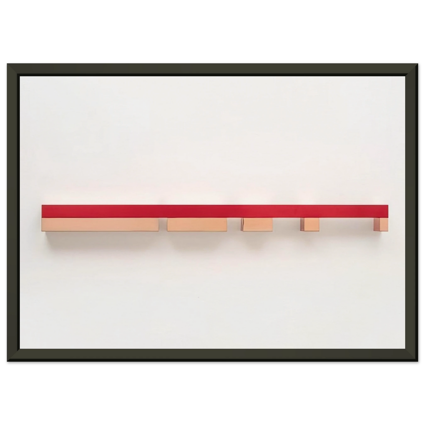 Donald Judd  Untitled 7935  1979 Framed Art Print  - Aluminum Frame - 40x50 cm / 16x20 inches