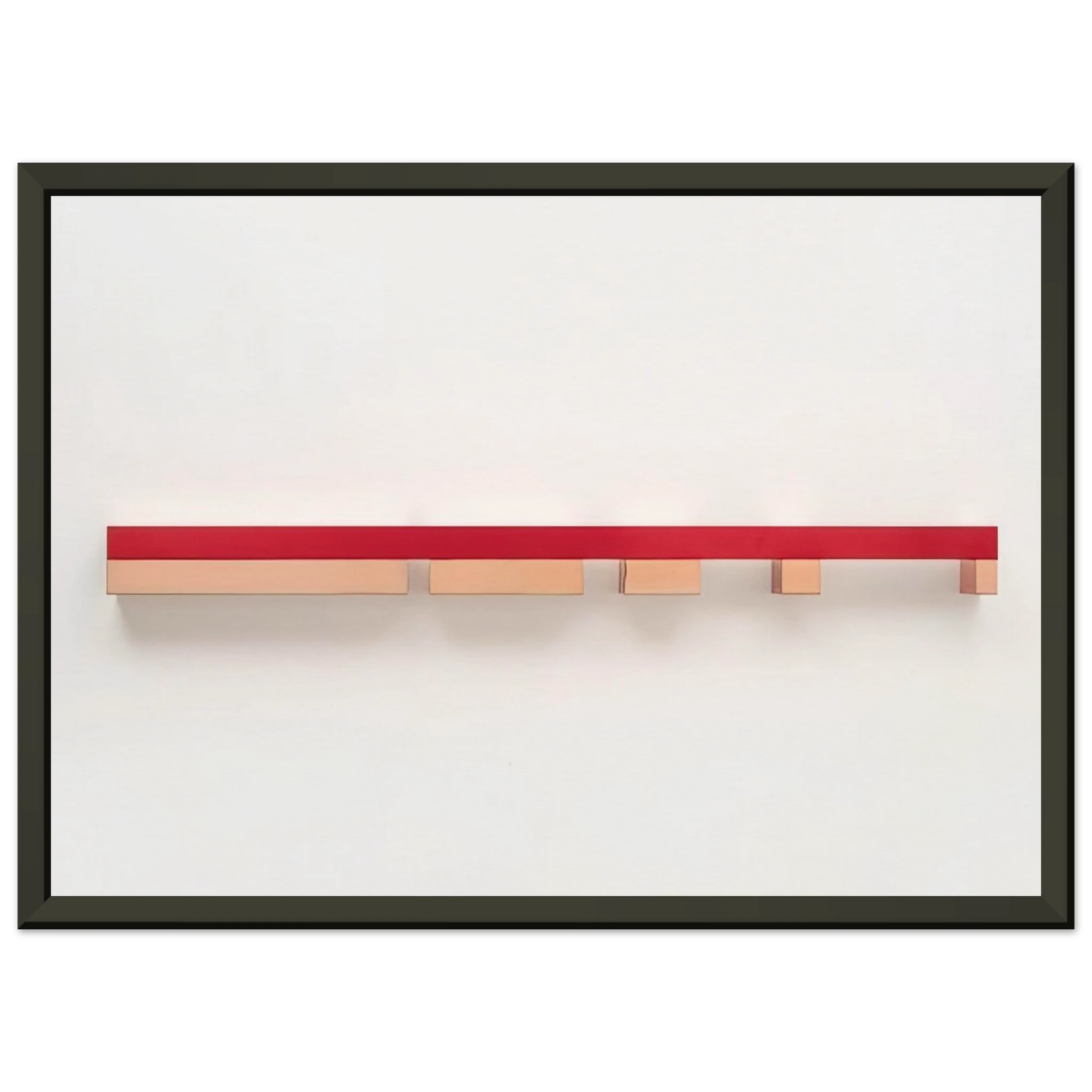Donald Judd  Untitled 7935  1979 Framed Art Print  - Aluminum Frame - 40x50 cm / 16x20 inches