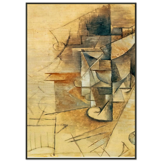 Pablo Picasso  A glass Framed Art Print  - Aluminum Frame - 21x29.7 cm / 8x12"