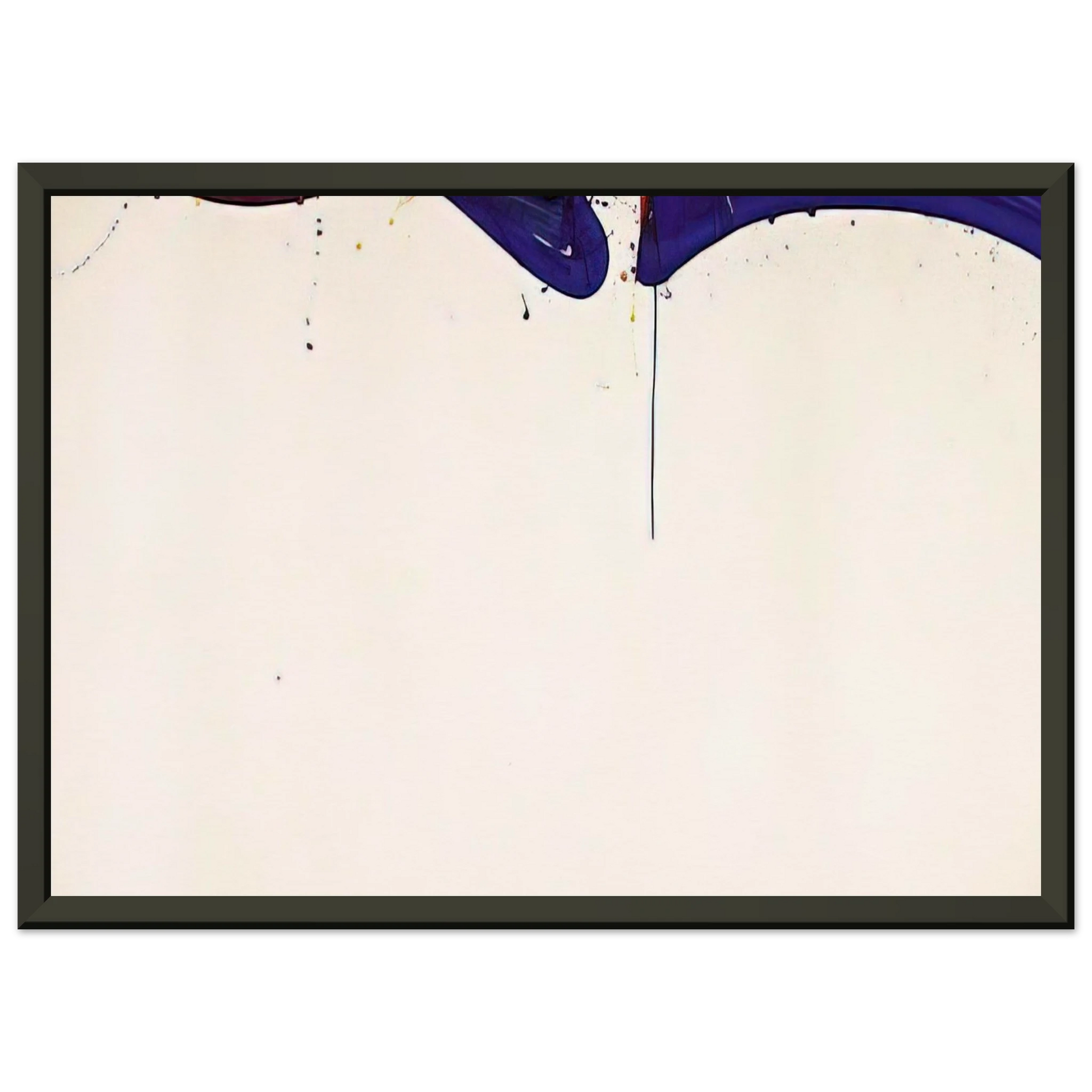 Sam Francis  Untitled  SF 64171  Framed Art Print  - Aluminum Frame - 60x80 cm / 24x32 inches