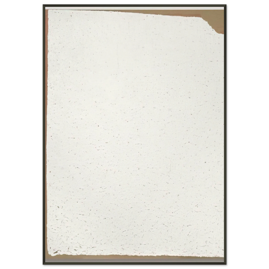 Robert Ryman  Convention Framed Art Print  - Aluminum Frame - 21x29.7 cm / 8x12"