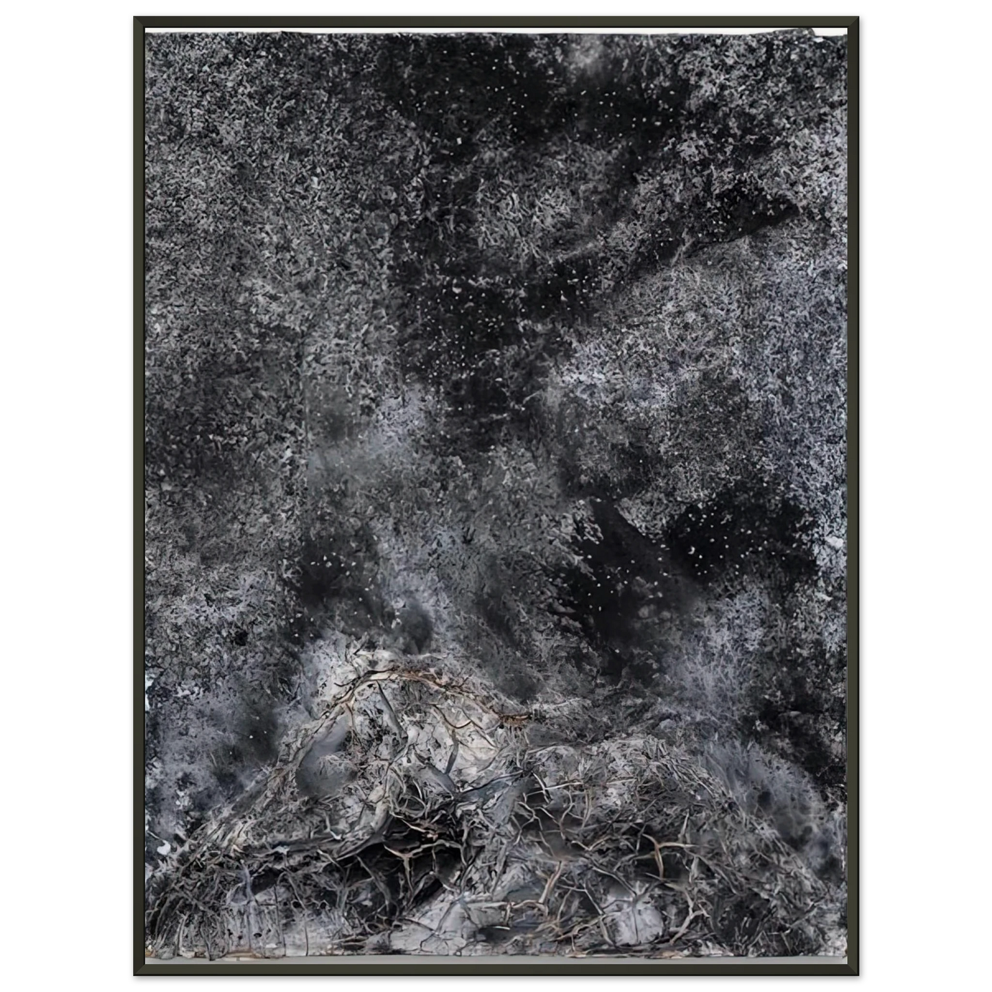 Anselm Kiefer  THE SECRET LIFE OF PLANTS FOR ROBERT FLUDD 2014 Framed Art Print  - Aluminum Frame - 70x100 cm / 28x40 inches