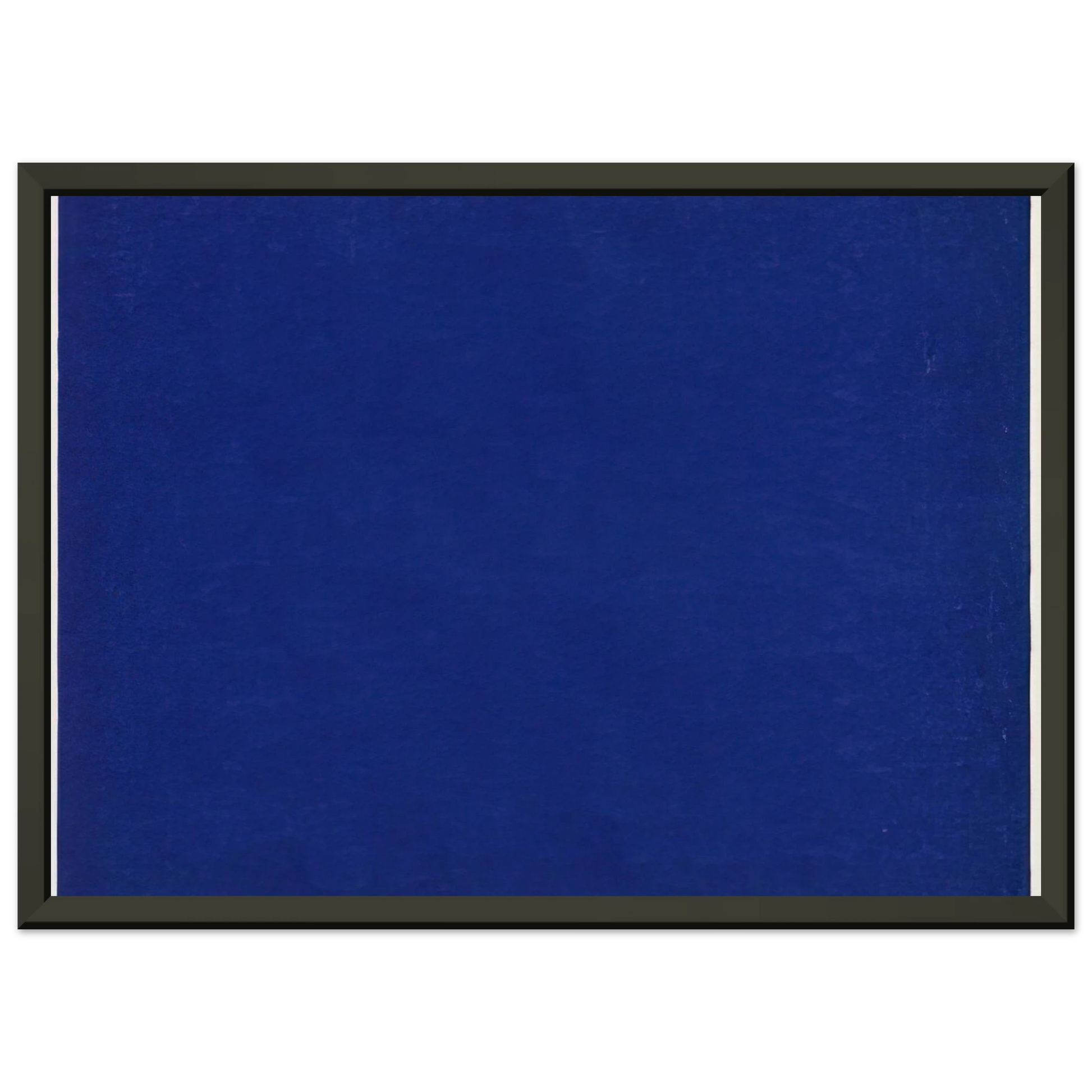 Ellsworth Kelly  Blue from the series Line Form Color Framed Art Print  - Aluminum Frame - 70x100 cm / 28x40 inches