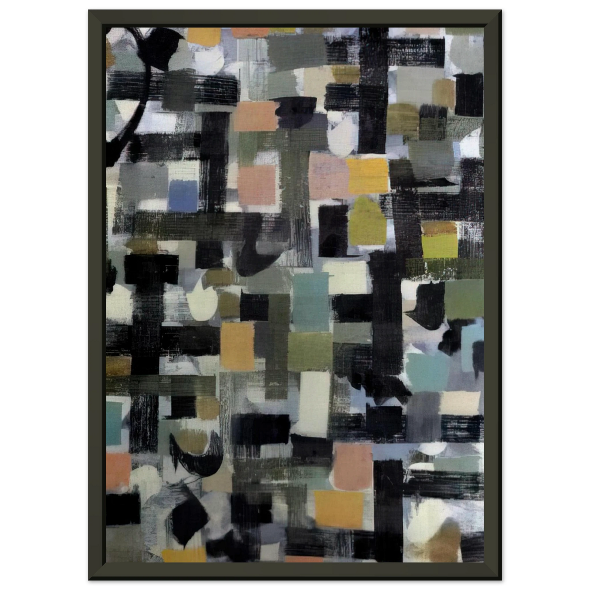 Bradley Walker Tomlin  Number 13  1952 Framed Art Print  - Aluminum Frame - 60x80 cm / 24x32 inches