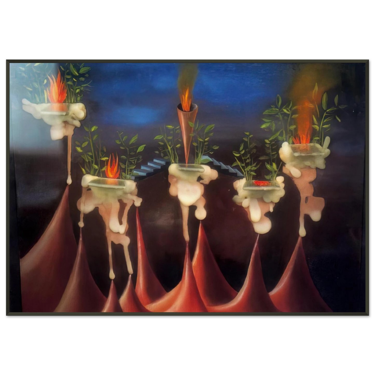 Remedios Varo  THE DESIRE Framed Art Print  - Aluminum Frame - 21x29.7 cm / 8x12"