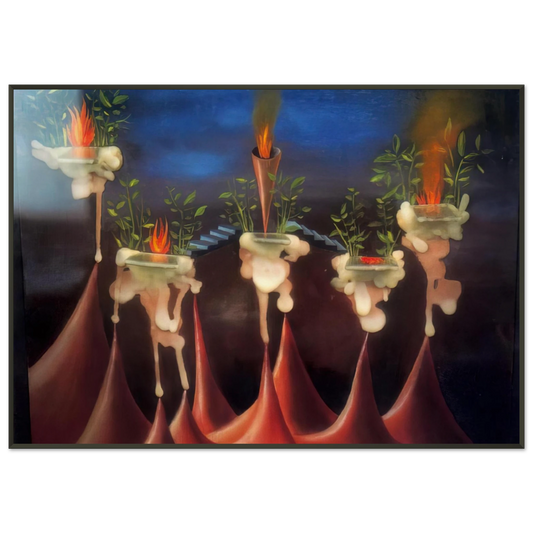 Remedios Varo  THE DESIRE Framed Art Print  - Aluminum Frame - 21x29.7 cm / 8x12"