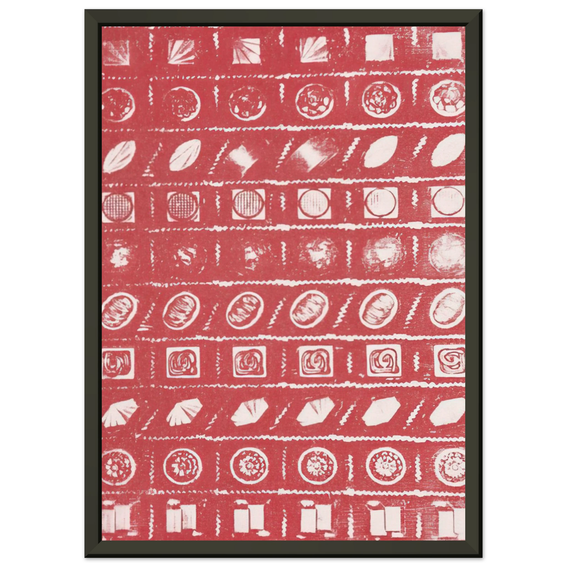 Andy Warhol  Candy Box Framed Art Print  - Aluminum Frame - 40x50 cm / 16x20 inches