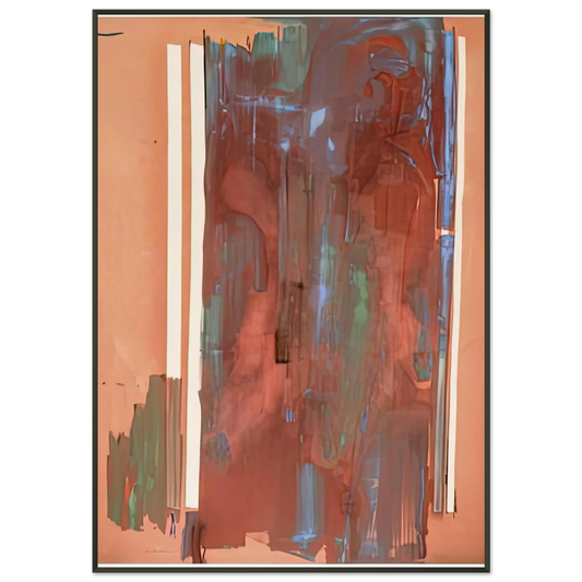 Helen Frankenthaler  Plexus 1976 Framed Art Print  - Aluminum Frame - 21x29.7 cm / 8x12"