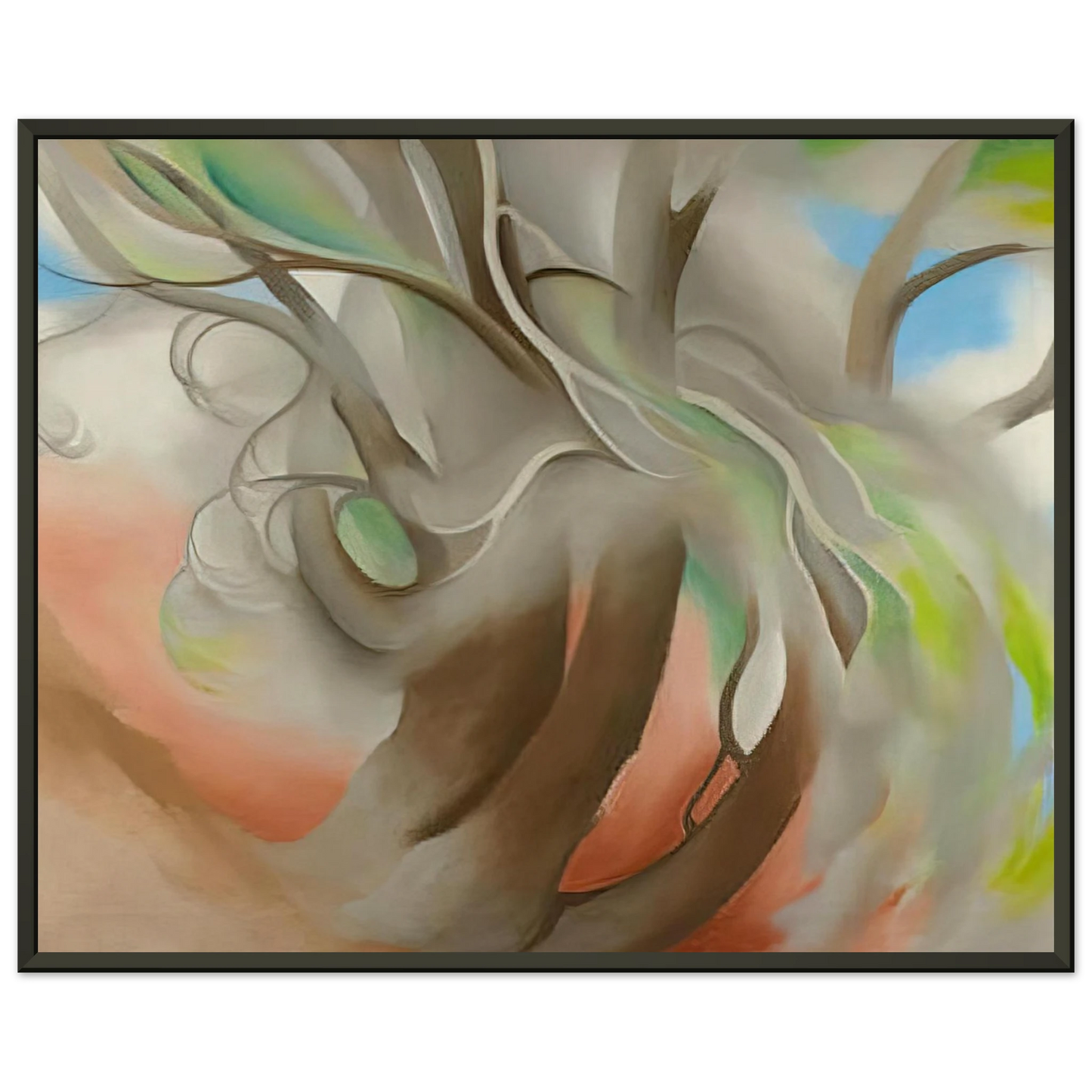 Georgia OKeeffe  Spring Tree No II Framed Art Print  - Aluminum Frame - 40x50 cm / 16x20 inches