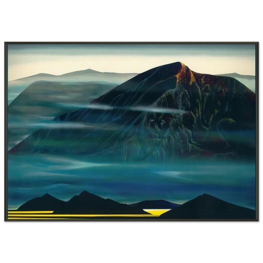 Eyvind Earle  Santa Fe Trail new Serigrap Framed Art Print  - Aluminum Frame - 21x29.7 cm / 8x12"