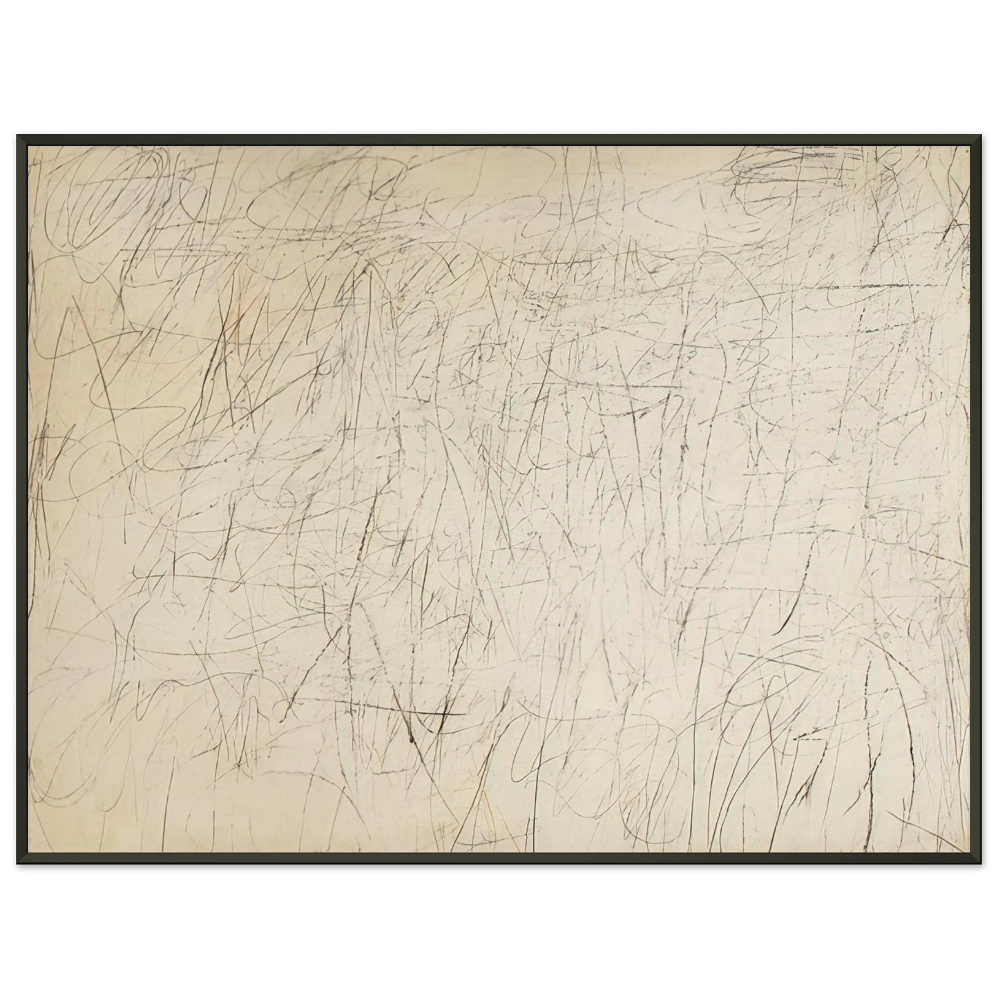 Cy Twombly  The Geeks Framed Art Print  - Aluminum Frame - 40x50 cm / 16x20 inches