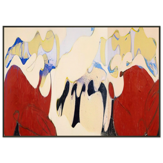 Norman Bluhm  Coney Island Beauty  1974 Framed Art Print  - Aluminum Frame - 21x29.7 cm / 8x12"